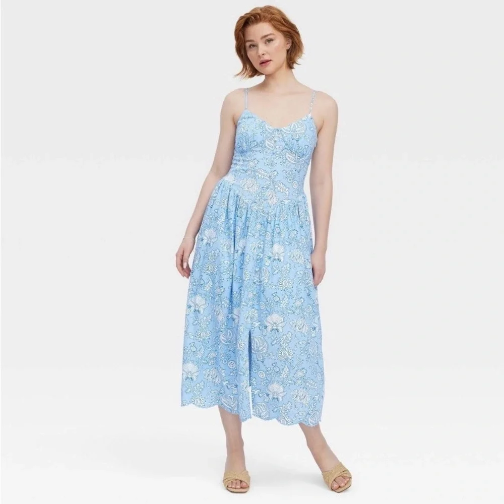 Roller Rabbit x Target Blue Paisley Dress Size XL Extra Large New Without Tags - Picture 1 of 1